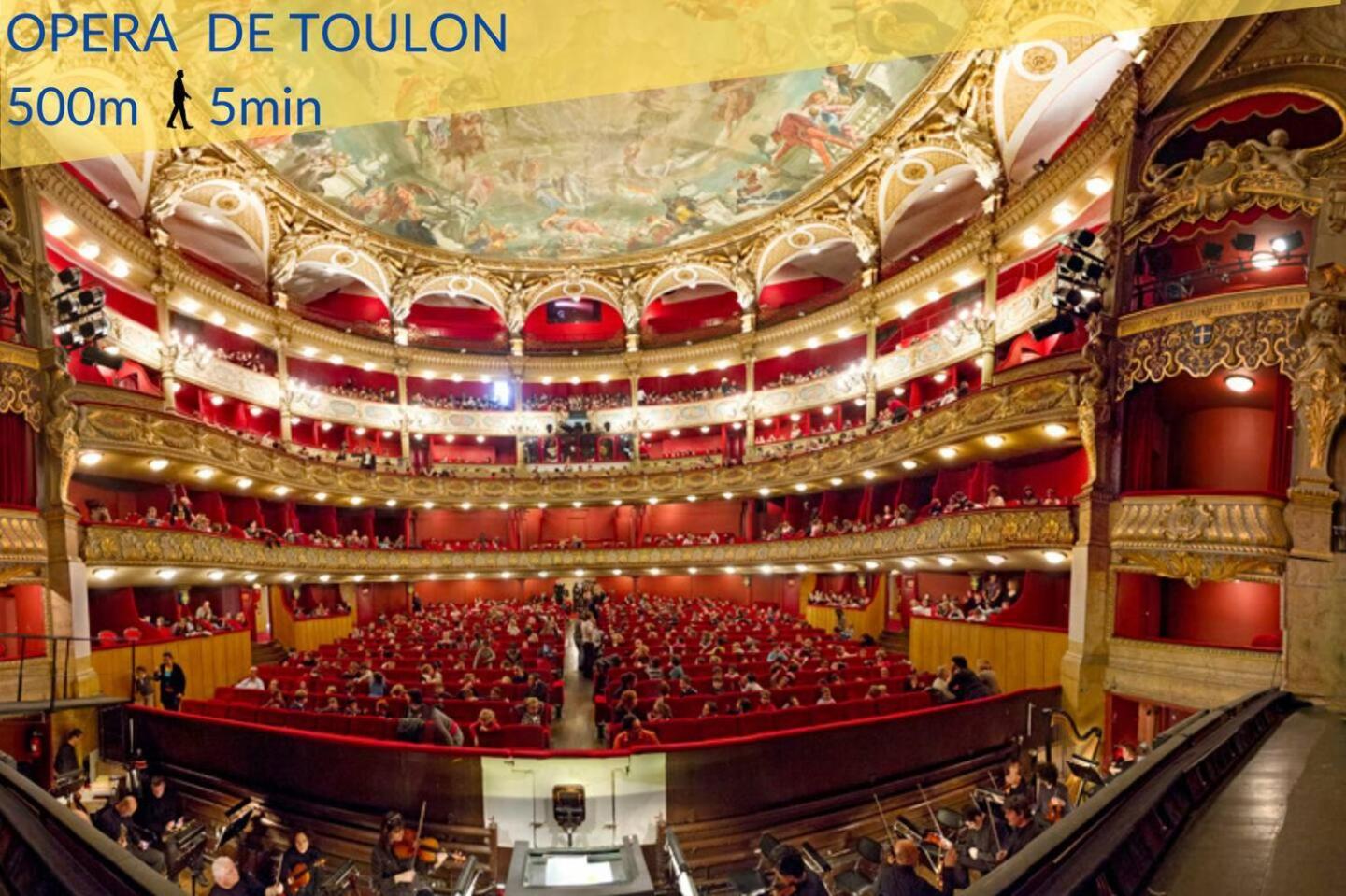 #3 Toulon Centre, Balcon, Lumineux, Stationnement Facile, Tout Confort Buitenkant foto